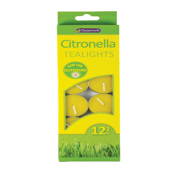 Citronella Tealights 12pk - Lewcal Wholesale