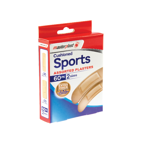 Cushioned Sports Asst Plasters