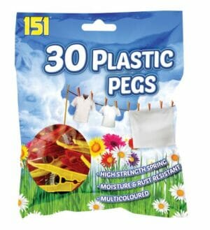 30 Plastic Pegs